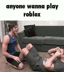 Gay Kissing Roblox Meme GIF