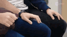 Gay Love Couple Supporting Each Other GIF
