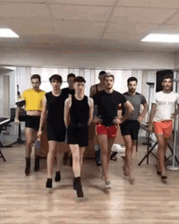 Gay People Model Walk Meme GIF