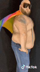Gay Pride Month Cape Meme GIF