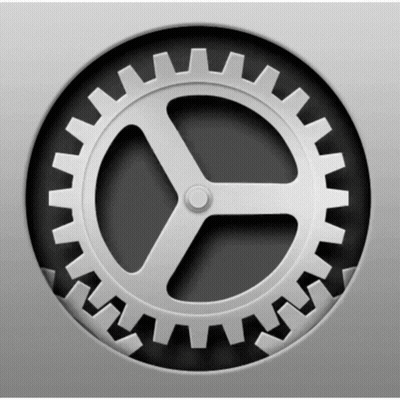 Gear With Three Holes GIF
