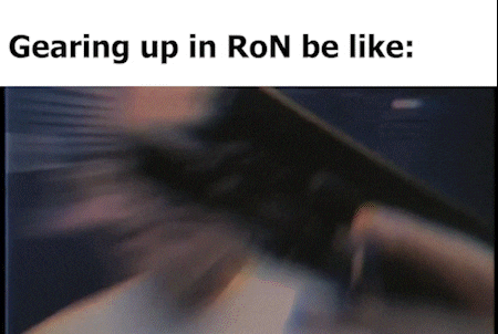 Gearing Up In Ron Be Like Blurred Image GIF