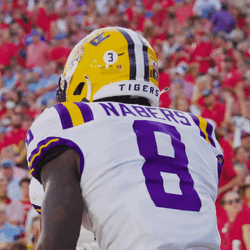Geaux Tigers Kyren Lacy Gun Dance GIF