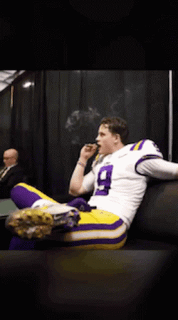 Geaux Tigers NFL Smoking GIF