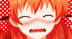 Gekkan Shouja Dizzy Blushing Anime GIF