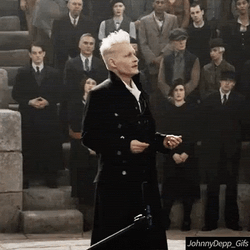 Gellert Grindelwald Talking In Class GIF