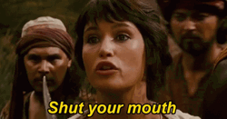 Gemma Arterton Shut Your Mouth GIF