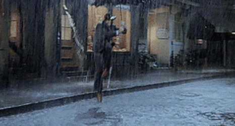 Gene Kelly Umbrella Scene Singing In The Rain GIF