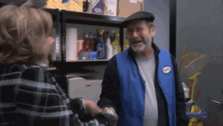 Gene Parmesan Shaking Hands With Lucille Bluth GIF