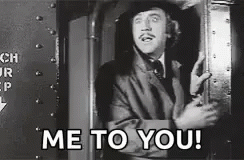 Gene Wilder Blowing Kiss GIF