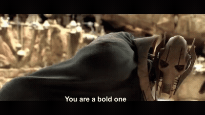 General Grievous Laying Down Says You Are A Bold One GIF
