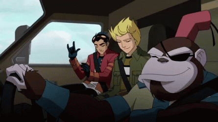 Generator Rex Noah And Bobo Haha Head Bang GIF