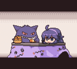 Gengar Feeding Hex Maniac Pokemon GIF