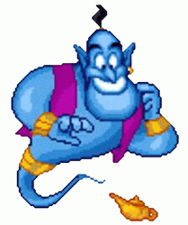 Genie Is From Inside The Lamp GIF