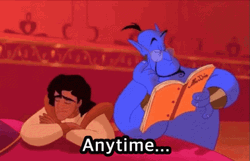 Genie Says Anytime GIF
