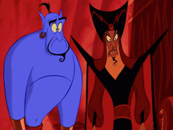 Genie Was Amazed At What He Saw GIF