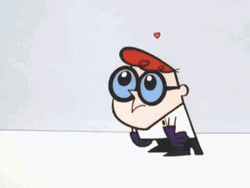 Genius Dexter Amazed Reaction Dexter's Laboratory GIF