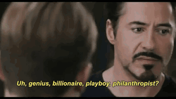 Genius Iron Man Robert Downey Jr. GIF