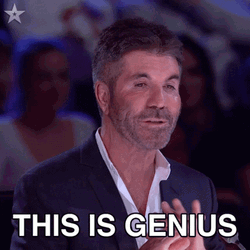 Genius Simon Cowell Britain's Got Talent GIF