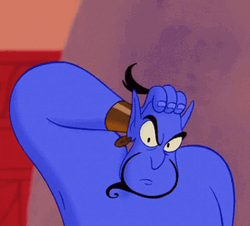 Gennie Alladin Head Scratch GIF