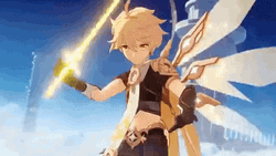 Genshin Aether Epic Battles GIF