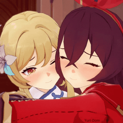 Genshin Impact Abrazo  GIF