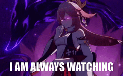 Genshin Impact Always Watching GIF