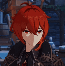 Genshin Impact Ayato Unamused GIF