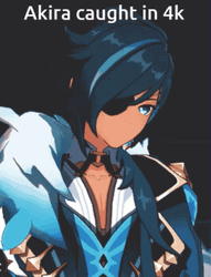 Genshin Impact Cavalry Captain Kaeya Akira  GIF