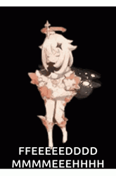 Genshin Impact Paimon Feed Me GIF