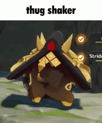 Genshin Impact Ushi Thug Shaker GIF