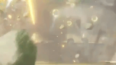 Genshin Zhongli Spear Attack GIF