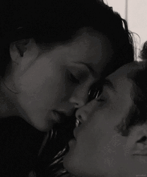Gentle Kissing Close Up GIF