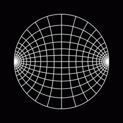 Geometric Grid Circle GIF