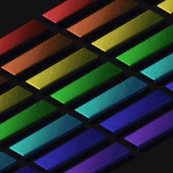 Geometric Rainbow Tiles