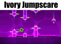 Geometry Dash Ivory Jumpscare GIF