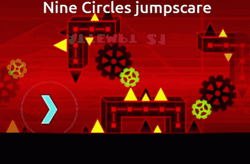 Geometry Dash Nine Circles Jumpscare GIF