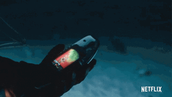 George Clooney Surveying At Night GIF