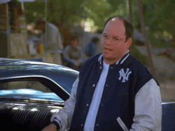 George Costanza Admiring Woman GIF