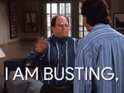 George Costanza I Am Busting GIF