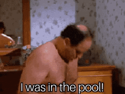 George Costanza I Was In The Pool GIF