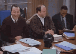 George Costanza Laughing With Friends GIF