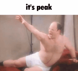 George Costanza Model Poses Peak GIF