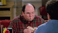 George Costanza Sandwich Bite GIF