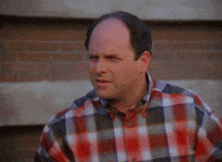 George Costanza Squint Eyes GIF