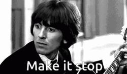 George Harrison Make It Stop GIF