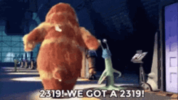George In Monsters Inc Is Dancing GIF