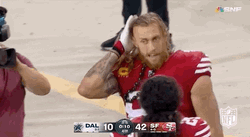George Kittle Highlight Gestures GIF