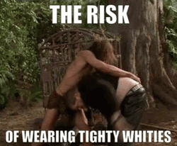 George Of The Jungle Underwear GIF
