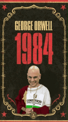 George Orwell 1984 Book GIF